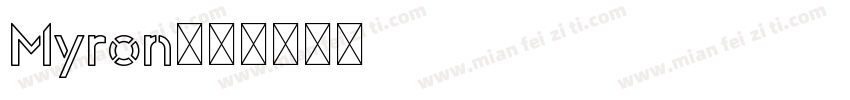 Myron字体转换