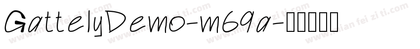 GattelyDemo-m69a字体转换