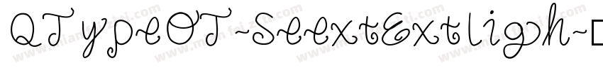 QTypeOT-SeextExtligh字体转换