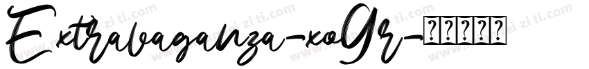 Extravaganza-xo9r字体转换