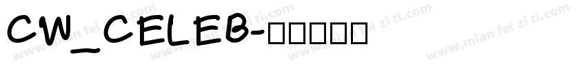 CW_CELEB字体转换