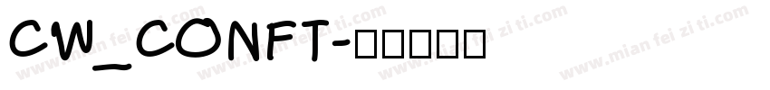 CW_CONFT字体转换