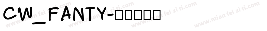 CW_FANTY字体转换