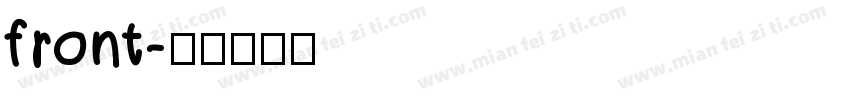 front字体转换