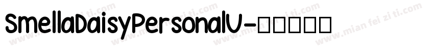 SmellaDaisyPersonalU字体转换