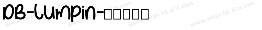 DB-Lumpin字体转换