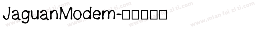 JaguanModem字体转换