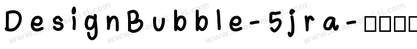 DesignBubble-5jra字体转换