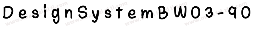 DesignSystemBW03-90字体转换