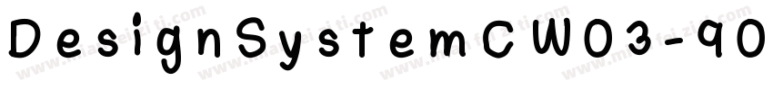 DesignSystemCW03-900I字体转换