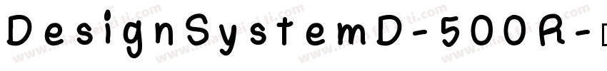 DesignSystemD-500R字体转换