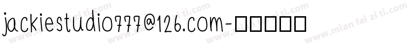 jackiestudio777@126.com字体转换