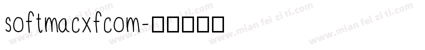 softmacxfcom字体转换