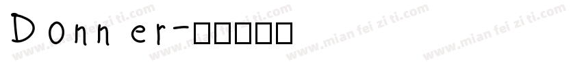 Donner字体转换
