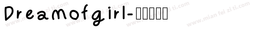 Dreamofgirl字体转换