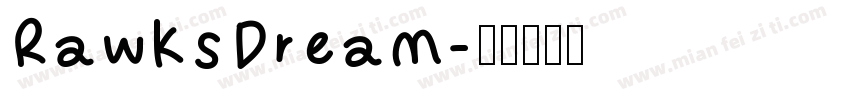 RawksDream字体转换