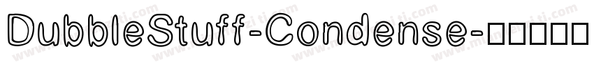DubbleStuff-Condense字体转换