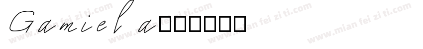 Gamiela字体转换