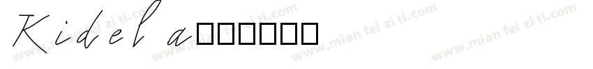 Kidela字体转换