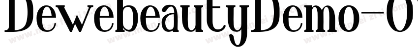 DewebeautyDemo-0WlxR字体转换