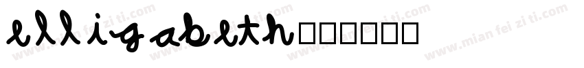 elligabeth字体转换