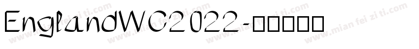 EnglandWC2022字体转换