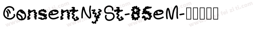 ConsentNySt-85eM字体转换