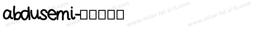 abdusemi字体转换