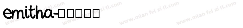 emitha字体转换