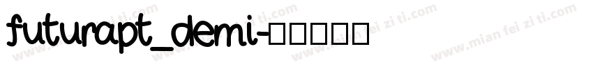 futurapt_demi字体转换