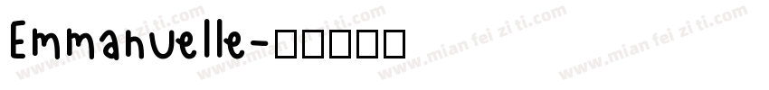 Emmanuelle字体转换
