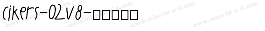 cikers-02v8字体转换