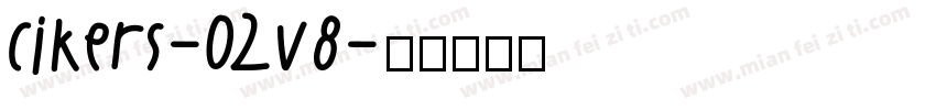 cikers-02v8字体转换