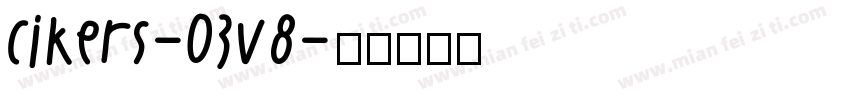cikers-03v8字体转换