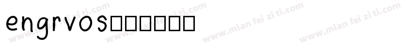 engrvos字体转换