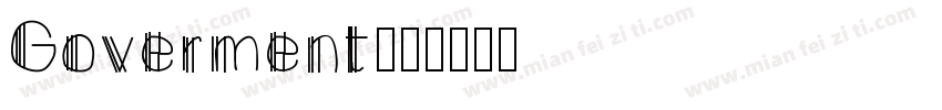 Goverment字体转换