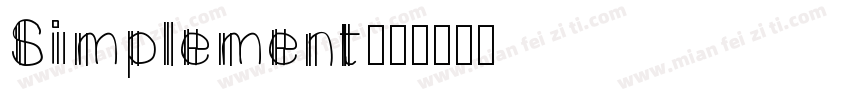 Simplement字体转换