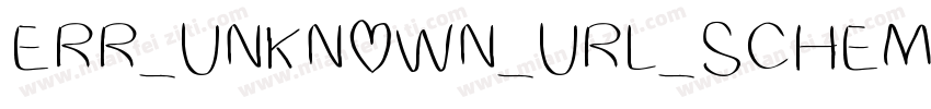 ERR_UNKNOWN_URL_SCHEME字体转换
