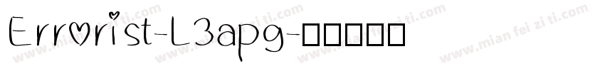Errorist-L3apg字体转换