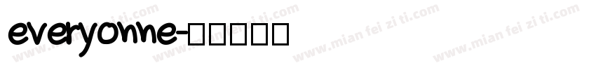 everyonne字体转换