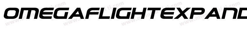 OmegaFlightExpanded字体转换