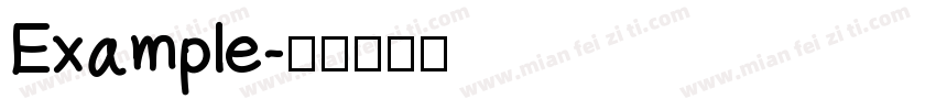 Example字体转换