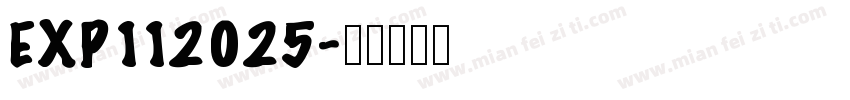 EXP112025字体转换