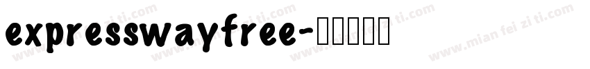 expresswayfree字体转换