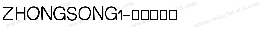 ZHONGSONG1字体转换