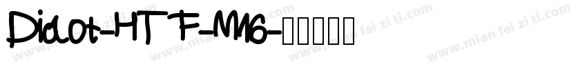 Didot-HTF-M16字体转换