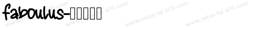 faboulus字体转换