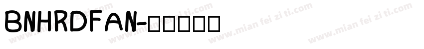 BNHRDFAN字体转换
