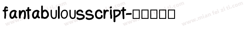 fantabulousscript字体转换