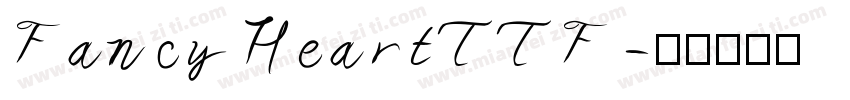 FancyHeartTTF字体转换